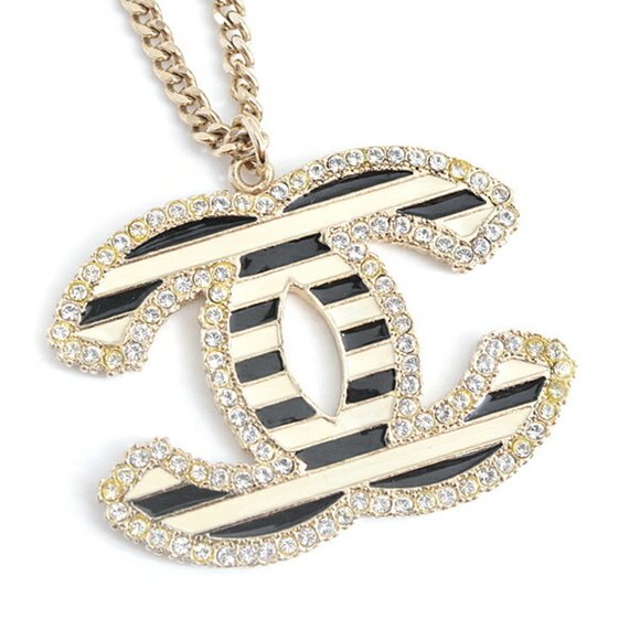 Chanel Coco Mark Gold Metal necklace - Picture 1 of 10